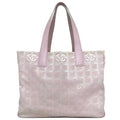 Pre-Owned Chanel MM Pink New Line A15991 Nylon Leather 8216800 CHANEL Coco Mark Tra Ladies (Good)