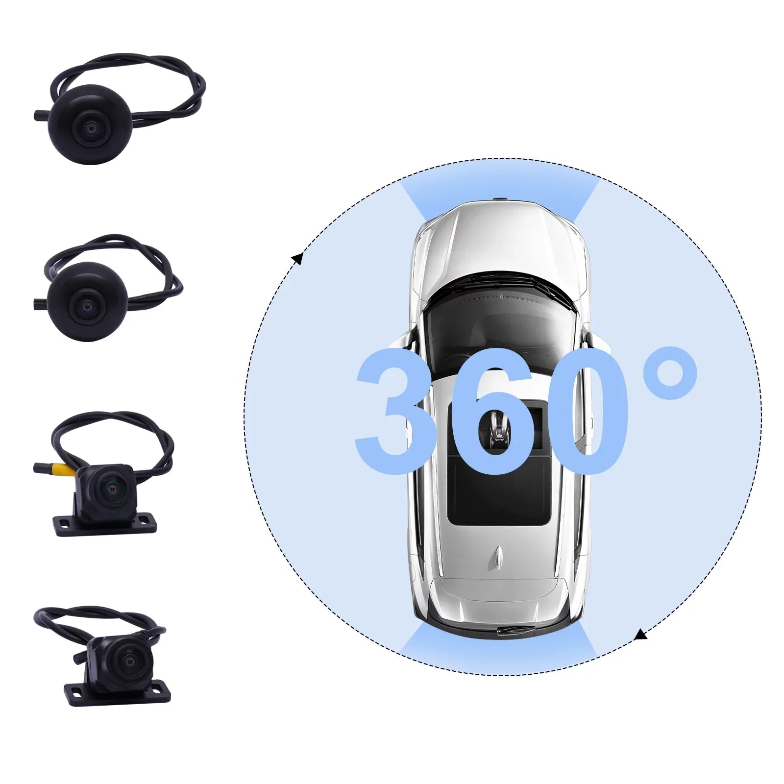 TOOL1SHOoo 360 Â° Night Vision Recorder Super Night Vision Car Camera Parking Monito