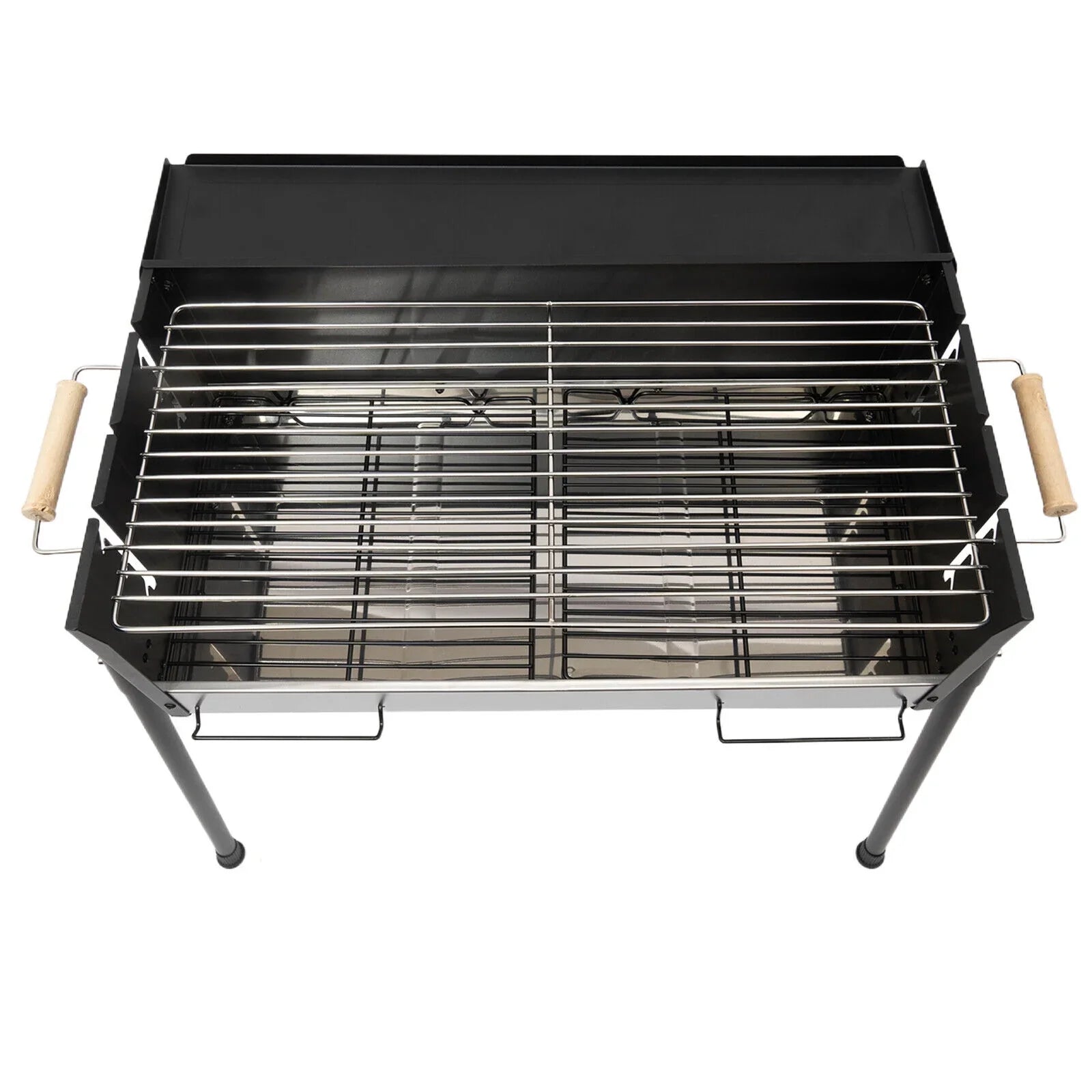 Miumaeov Barbecue Charcoal Grill Portable Charcoal Grill 304 Food Grade Stainless Steel Folding Grill with BBQ Tool Kits for Camping Grill Picnic