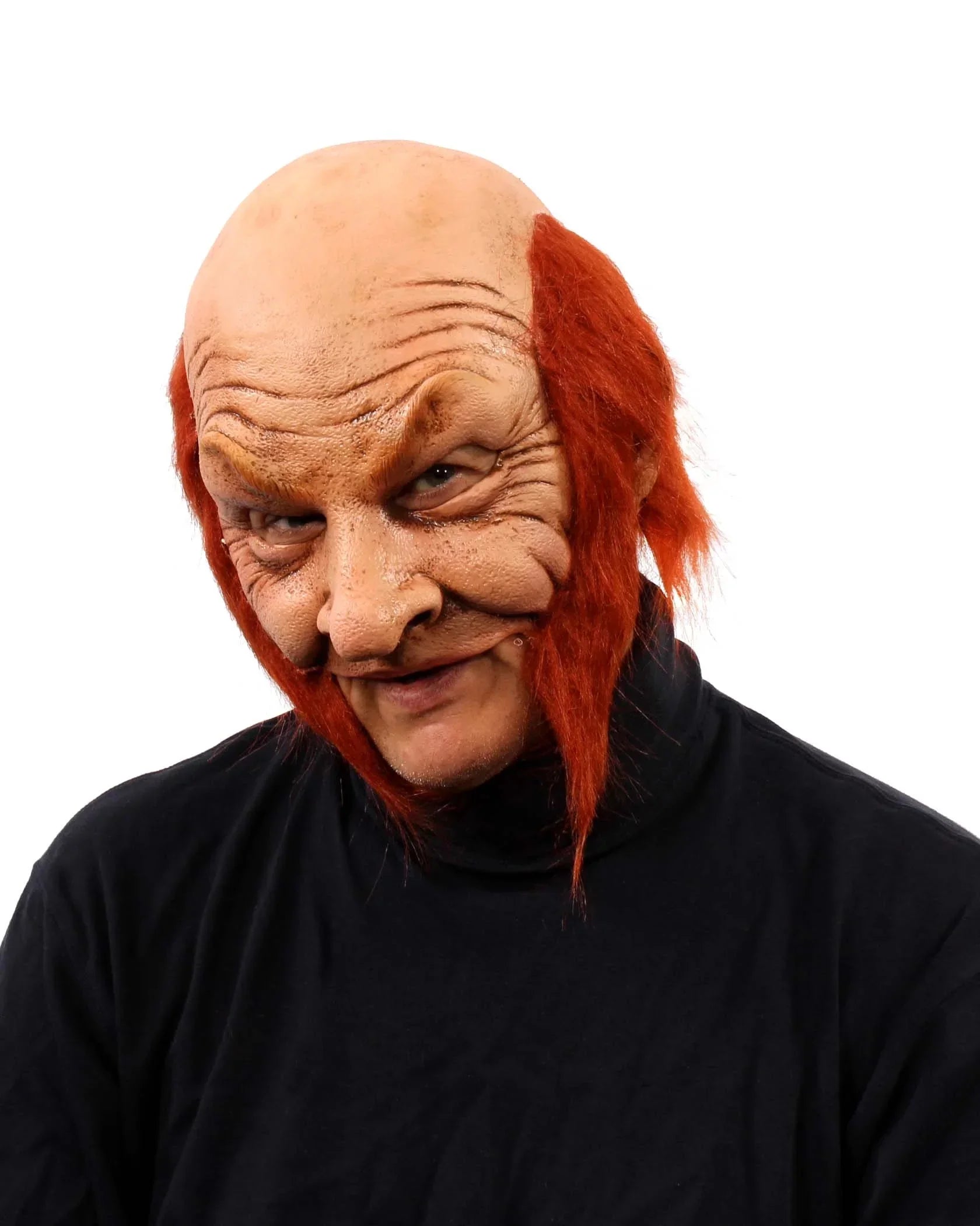 Stylish Leprechaun Half Mask w/ Hair