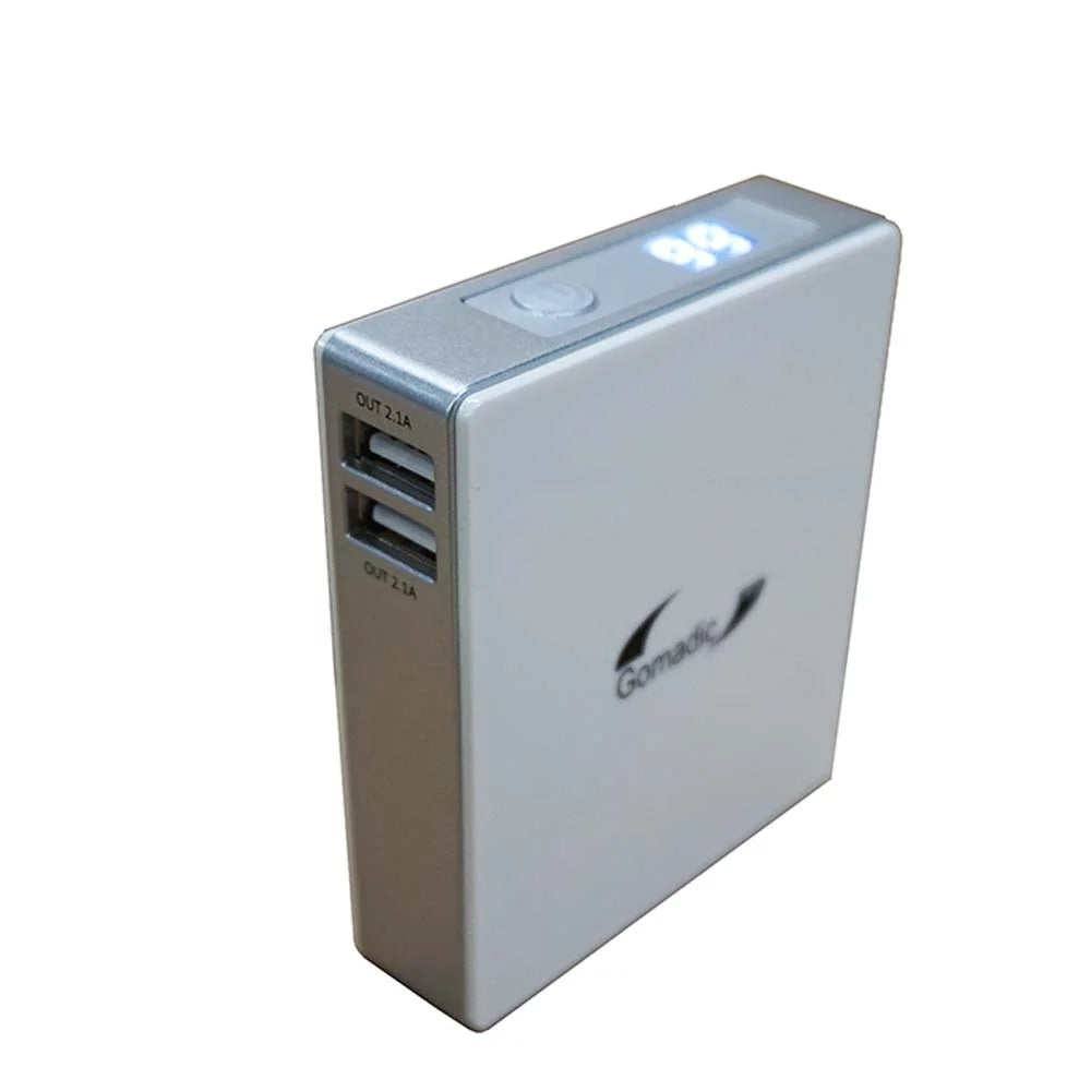 Stylish Gomadic High Capacity Rechargeable External Battery Pack suitable for the Sony bloggie MHS-CM5 Mobile HD Snap - Portable Charger with TipExchange Tech