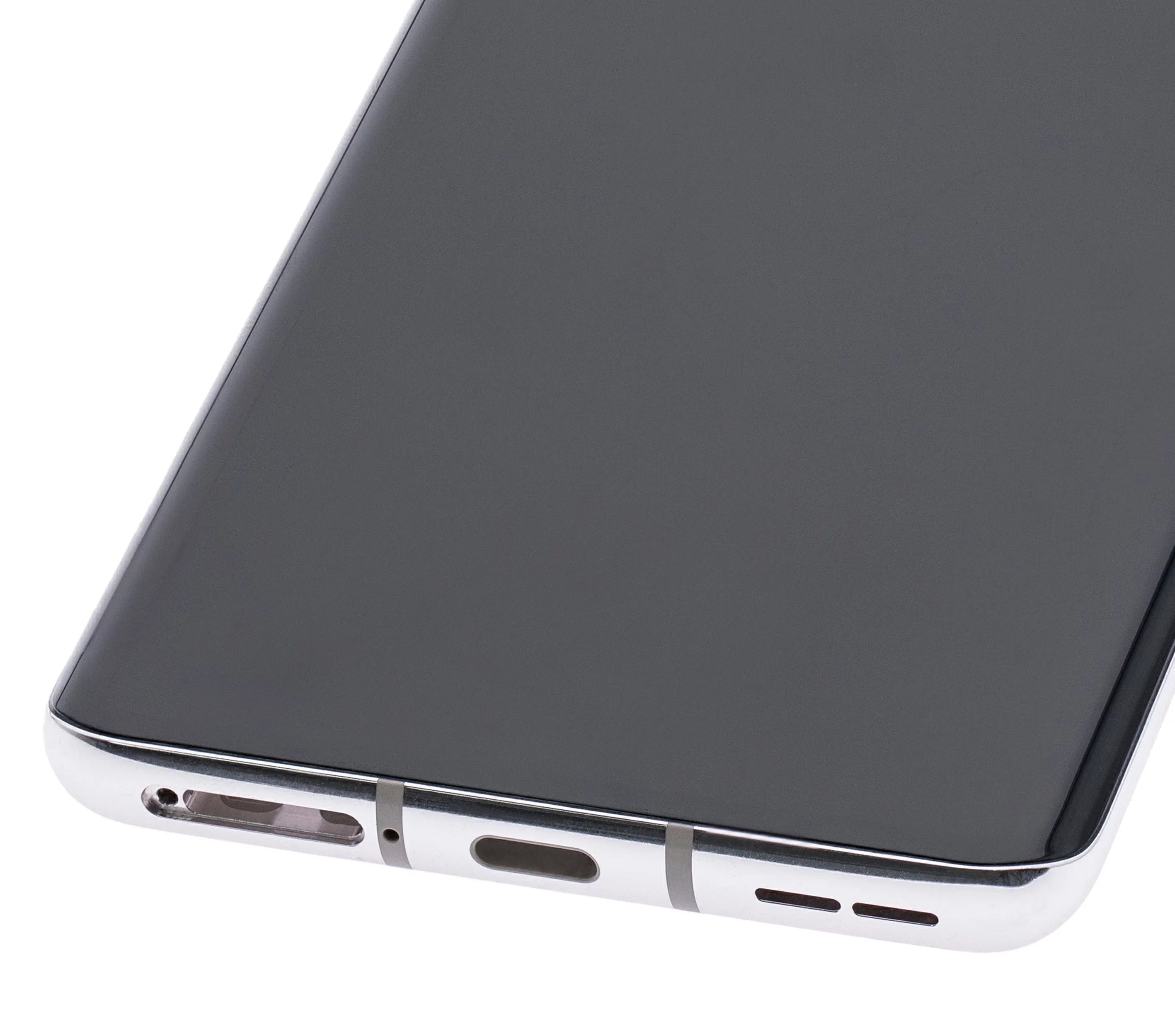 Stylish Replacement OLED Assembly With Frame Compatible For OnePlus 8 / 5G (Non-Verizon 5G UW Frame) (Refurbished) (Polar Silver)