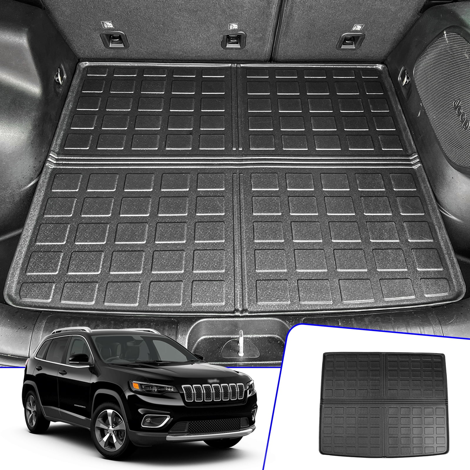 Stylish Fit 2019-2023 Jeep Cherokee Cargo Liner Trunk Mat Trunk Liner 2022 Jeep Cherokee Accessories