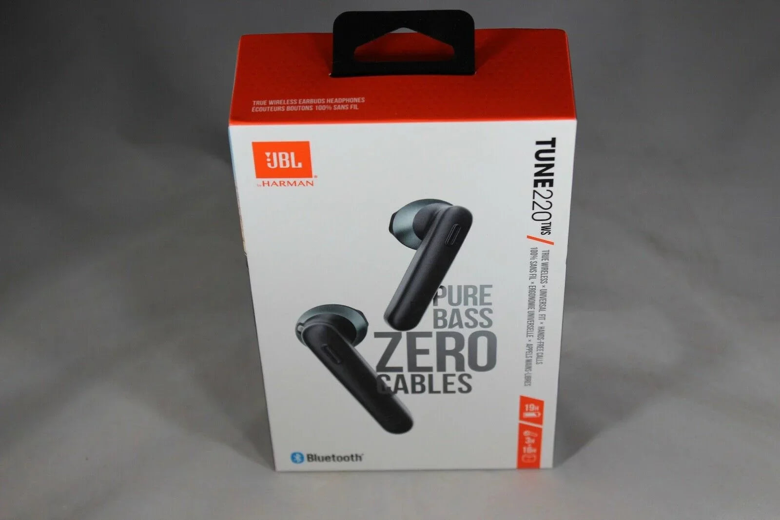 Restored JBL JBLT220TWSBLKAM TUNE 220TWS - True wireless earphones with mic - in-ear - Bluetooth - black (Refurbished)