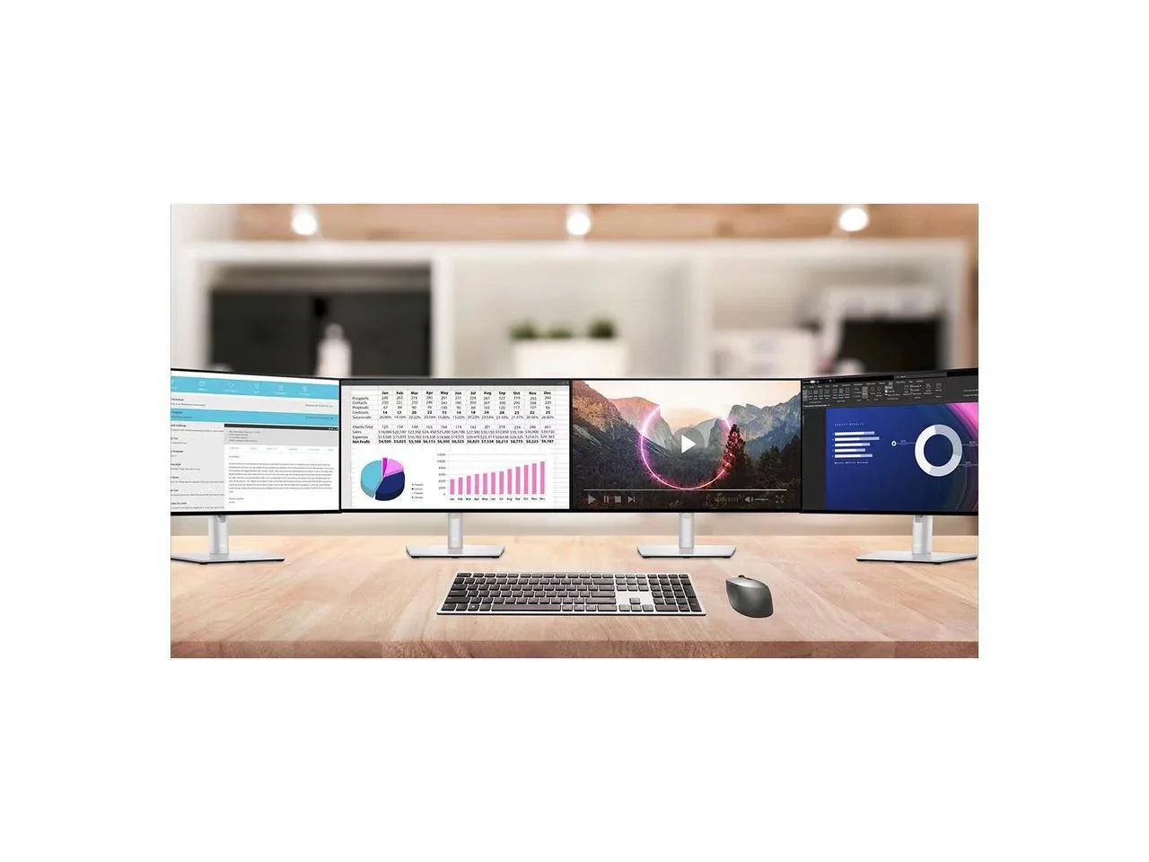 UltraSharp 42.5' UHD Monitors - 5 ms GTG - 3840 x 2160 (4K) - 350 Nit - IPS Panel - 16:9 - Exclusive Design