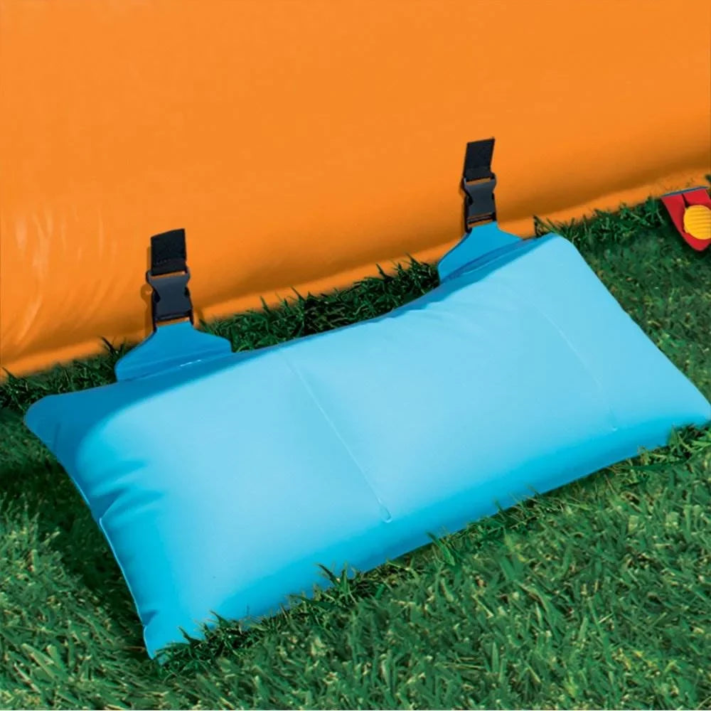 Stylish Banzai Sidewinder Falls Inflatable Kiddie Pool with Slides & Cannons (6 Pack)