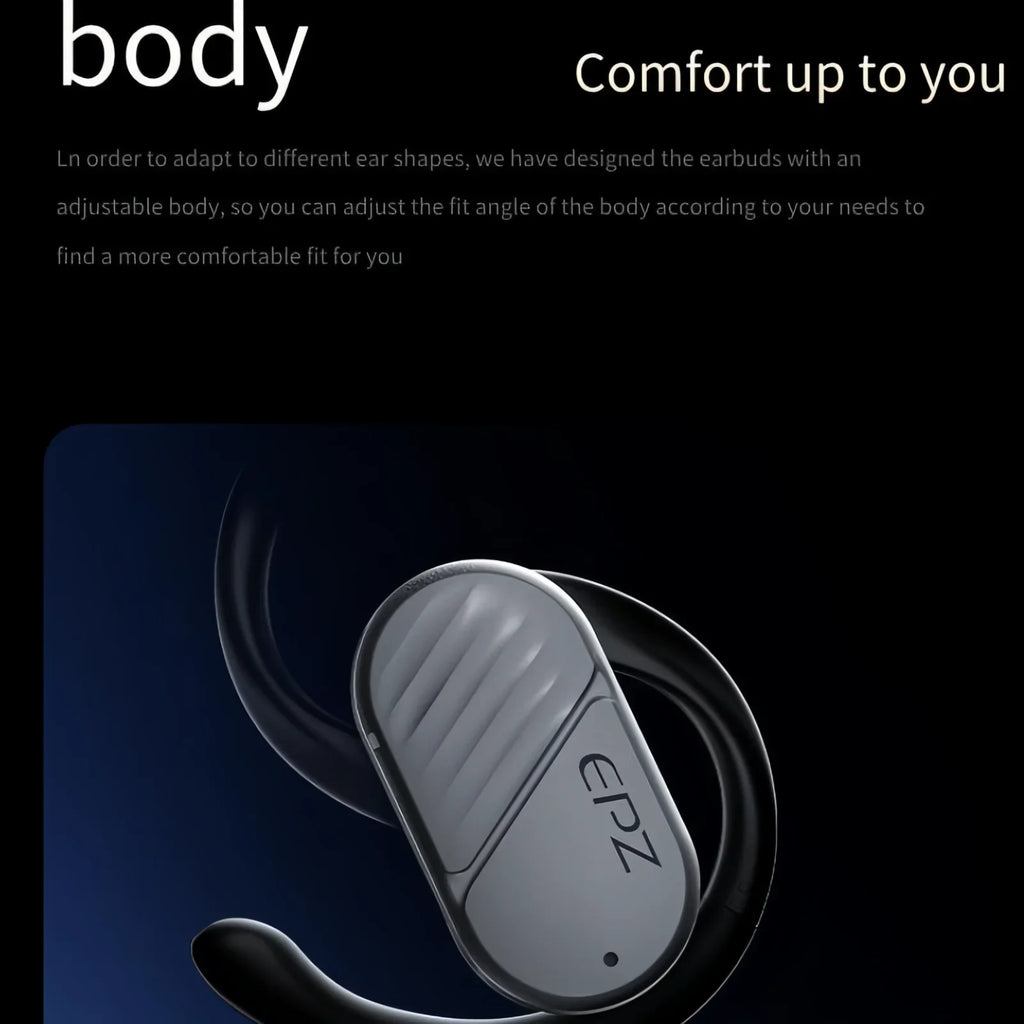 Stylish Bone Conduction Headphones, Waterproof Sports Headphones, Open Ear Wireless Earphones with Mic, Sweat Resistant for Sports Hiking Running Driving Cycling Fitness Workouts Walking.