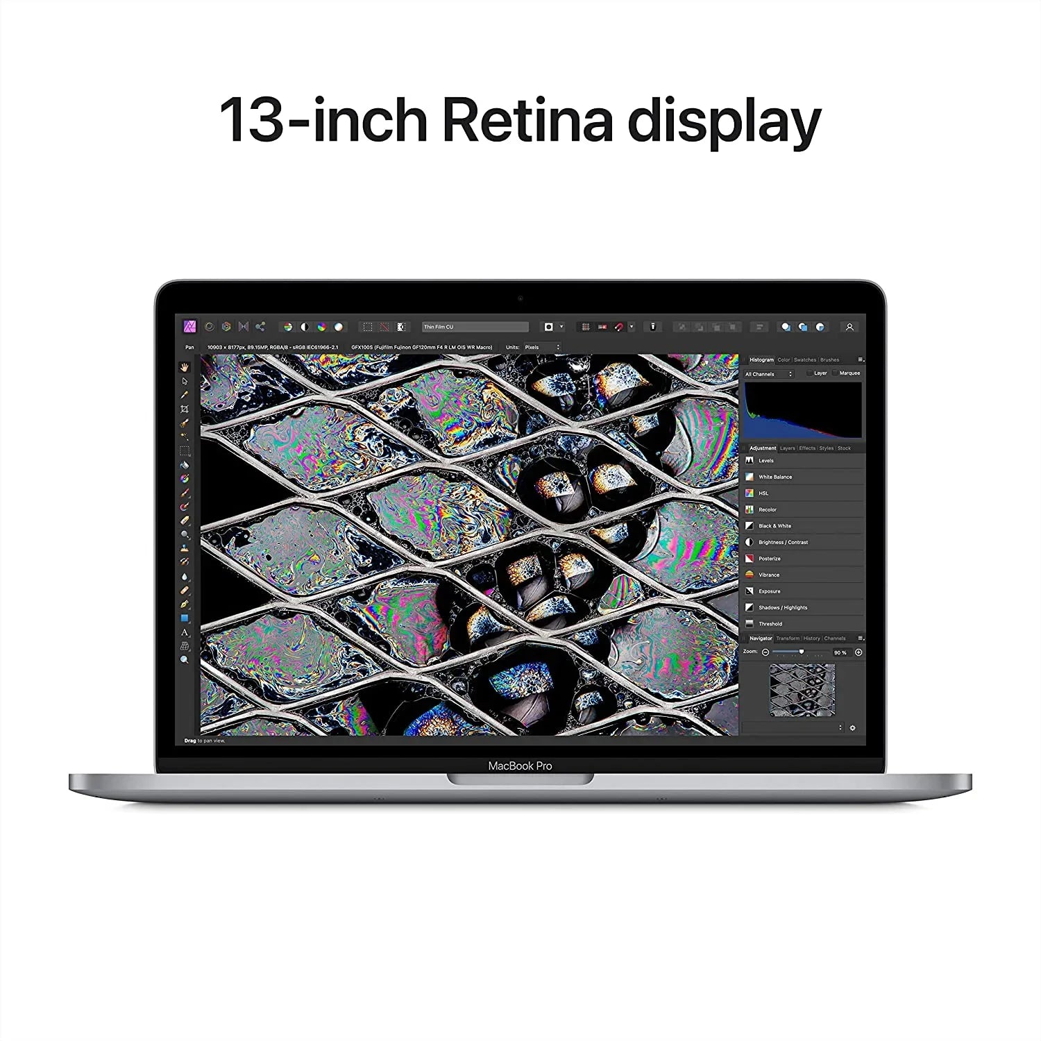 Open Box APPLE PRO 13.3 2560x1600 M2 8GB 256GB SSD MNEH3LL/A - SPACE GRAY