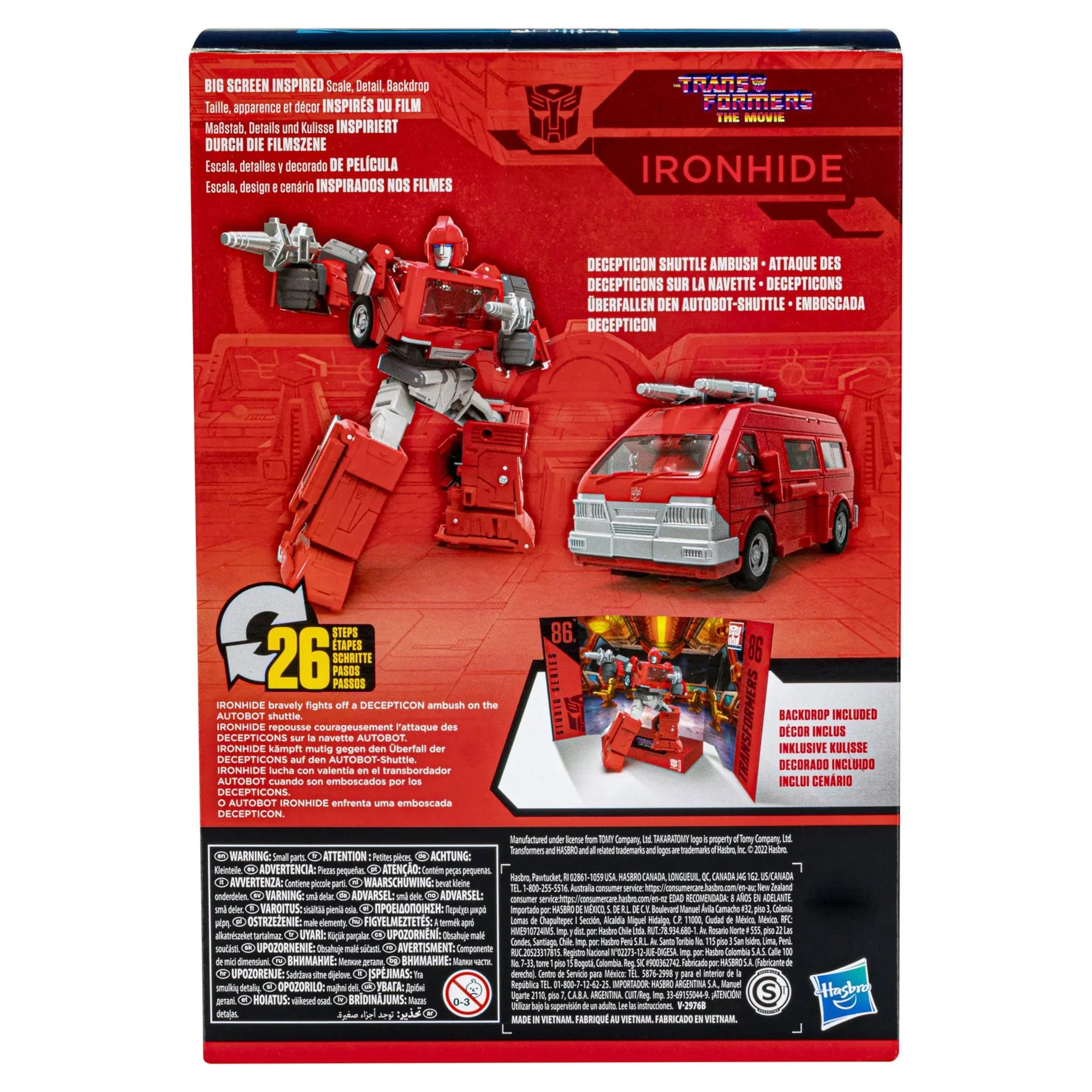 Stylish Transformers Studio Series 86-17 Voyager Class The Transformers: The Movie Ironhide Action Figure