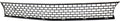 Stylish Grille Assembly Compatible with DODGE CHALLENGER 2015-2017 Textured Black SRT Hellcat Model