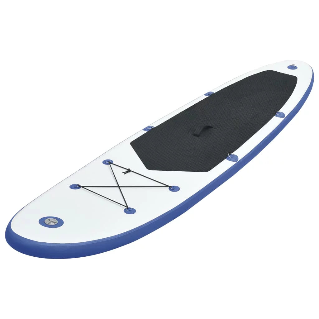 Buyweek Stand Up Paddle Board Set SUP Surfboard Inflatable Blue and White