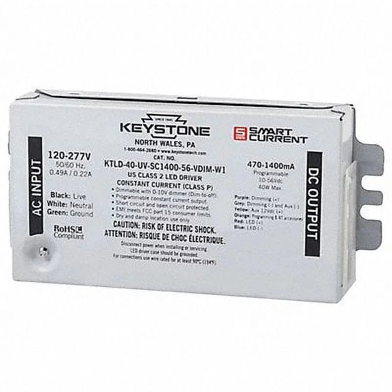 Keystone Technologies LED Driver KTLD-30-UV-SC1050-56-VDIM-U7-CP - Exclusive Design