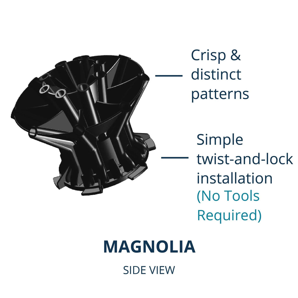 Kasco J Series 2 , 3 , 5 & 7-1/2 Magnolia Premium Fountain Nozzles Only (Fountain not Included) - Exclusive Design