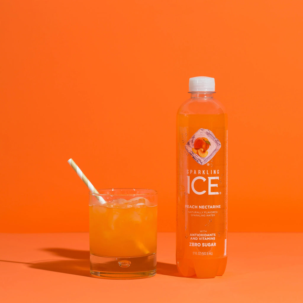 Sparkling IceÂ® Naturally Flavored Sparkling Water, Peach Nectarine 17 Fl Oz, (Pack of 12)