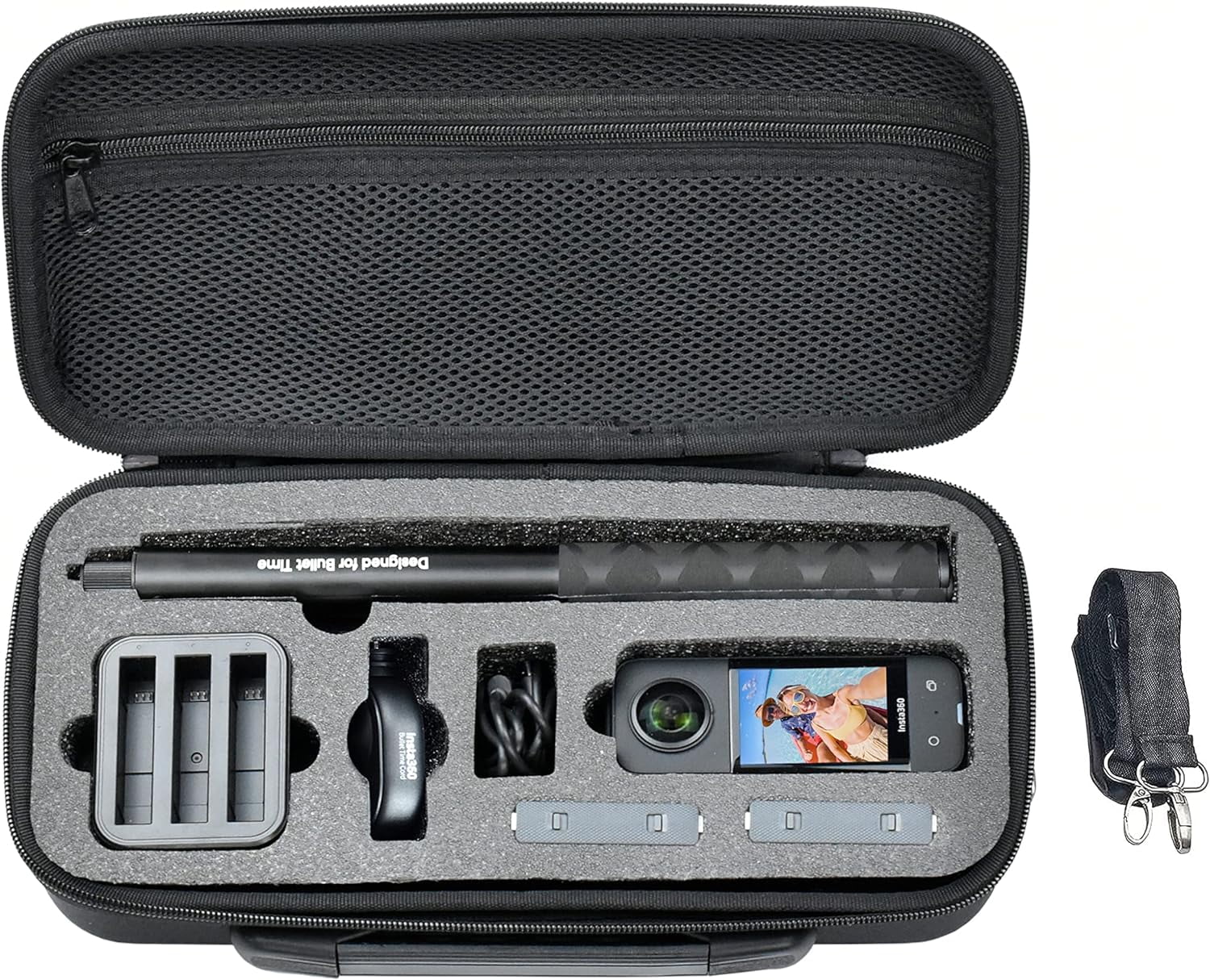 Carry Case for Insta360 One X3 and One X2, Camera Hard Shell Bag for Accessory Organization - Exclusive Design
