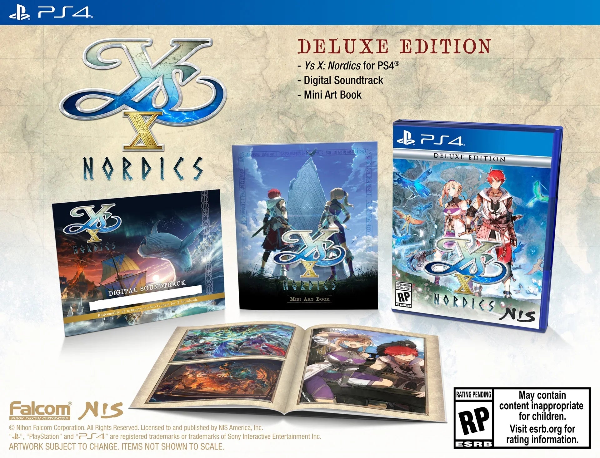 Stylish Ys X: Nordics - Deluxe Edition, PlayStation 4