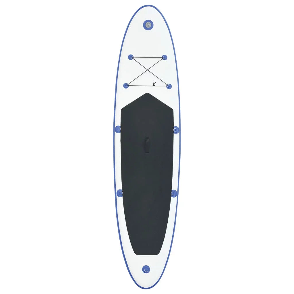 Buyweek Stand Up Paddle Board Set SUP Surfboard Inflatable Blue and White