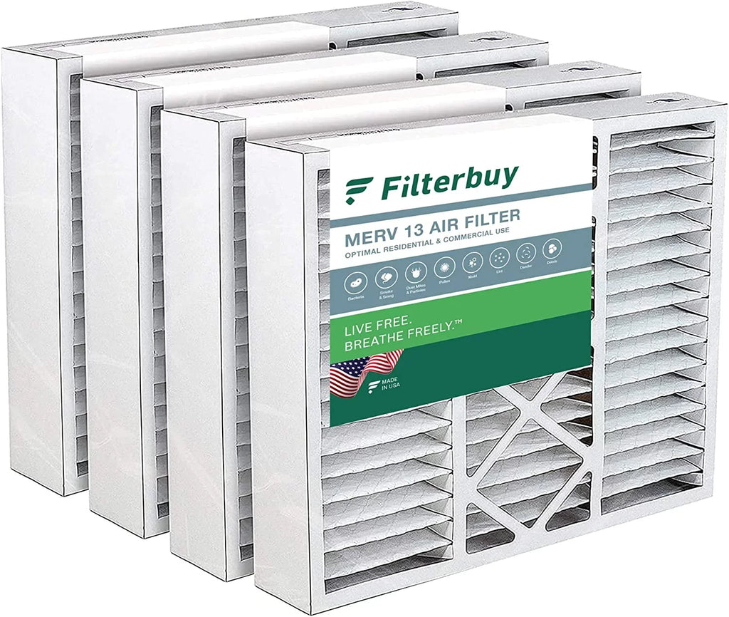 Stylish Filterbuy 19x20x5 MERV 13 Pleated HVAC AC Furnace Air Filters for Bryant/Carrier FILXXFNC0021, Day & Night, and Payne (4-Pack)