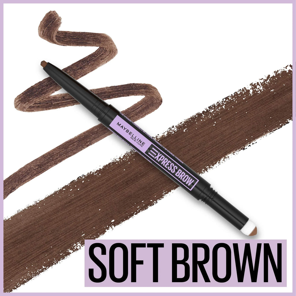 Stylish Maybelline New York Maybelline Express Brow 2-In-1 Pencil And Powder, Soft Brown, 0.02 Fl. Ounce, 255 Soft Brown, 0.02 Fluid_Ounces (Pack Of 2)