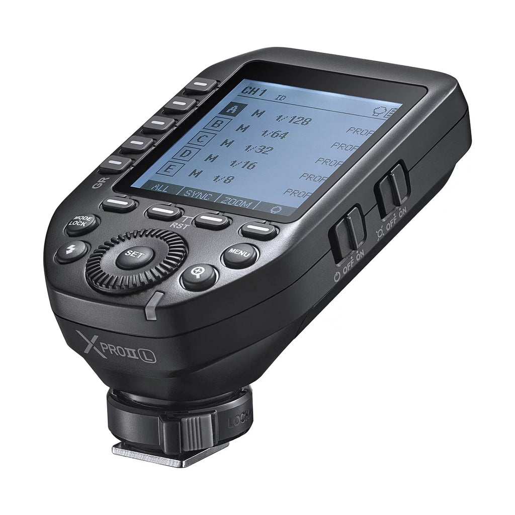 Godox XPROII-L 2.4G Wireless Flash Trigger TTL Autoflash 18000s HSS Large LCD Screen 32 Channels 16 Groups Replacement for Leica Cameras - Exclusive Design