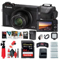 Stylish Canon PowerShot G7 X Mark III Digital Camera (3637C001) + 64GB Card + More