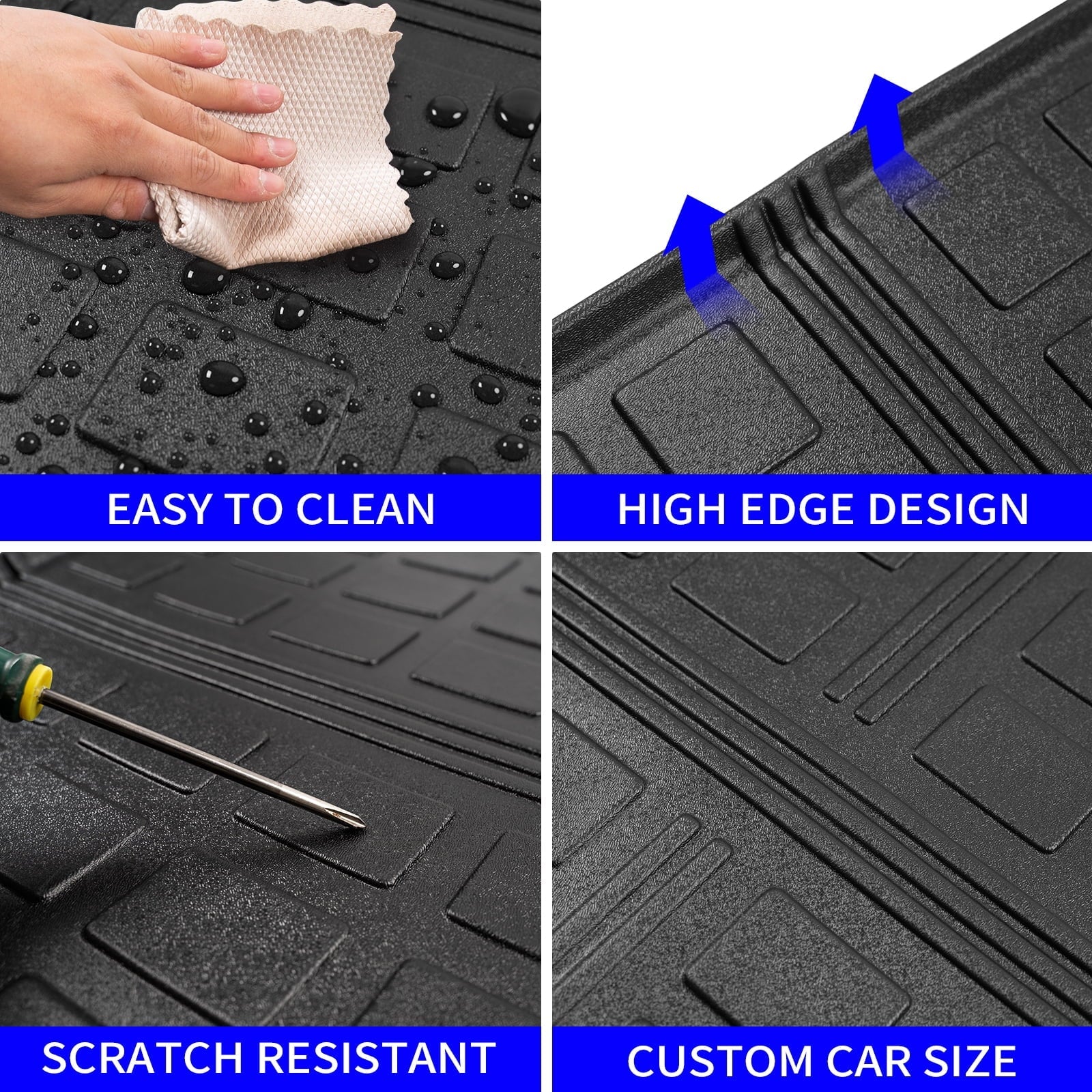 Stylish Fit 2019-2023 Jeep Cherokee Cargo Liner Trunk Mat Trunk Liner 2022 Jeep Cherokee Accessories