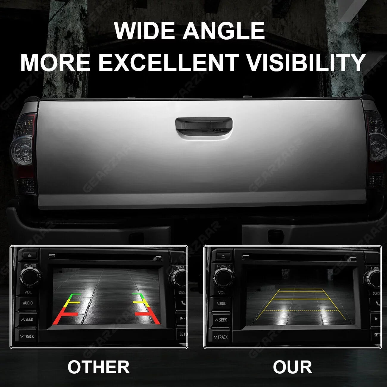 For Toyota Tacoma 2005-2014 2006 2007 2008 09 Tailgate Handle with Backup Camera - Exclusive Design