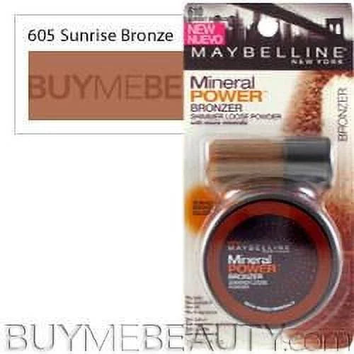 Maybelline Mineral Power Bronzer Shimmer Loose Powder - Exclusive Design