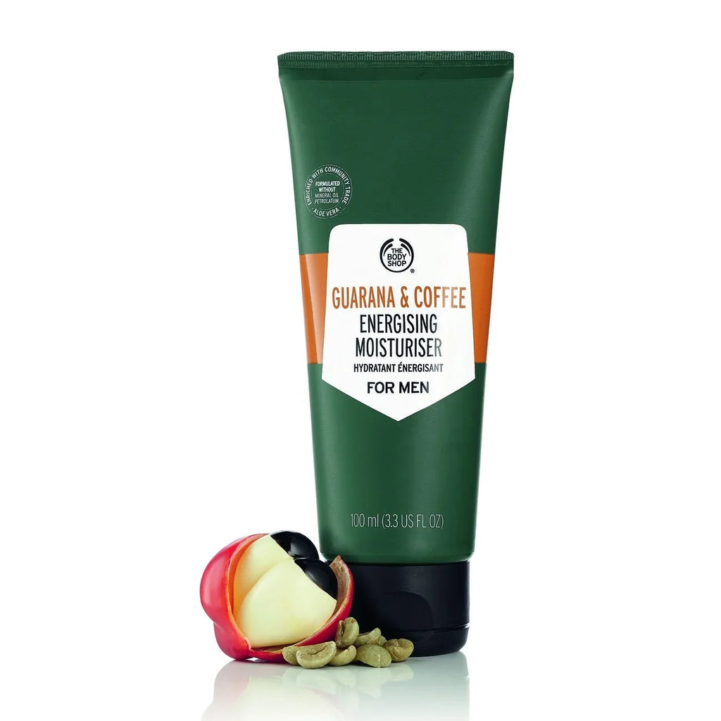 The Body Shop Guarana And Coffee Energizing Moisturizer For Men, 3.3 Fl Oz - Exclusive Design