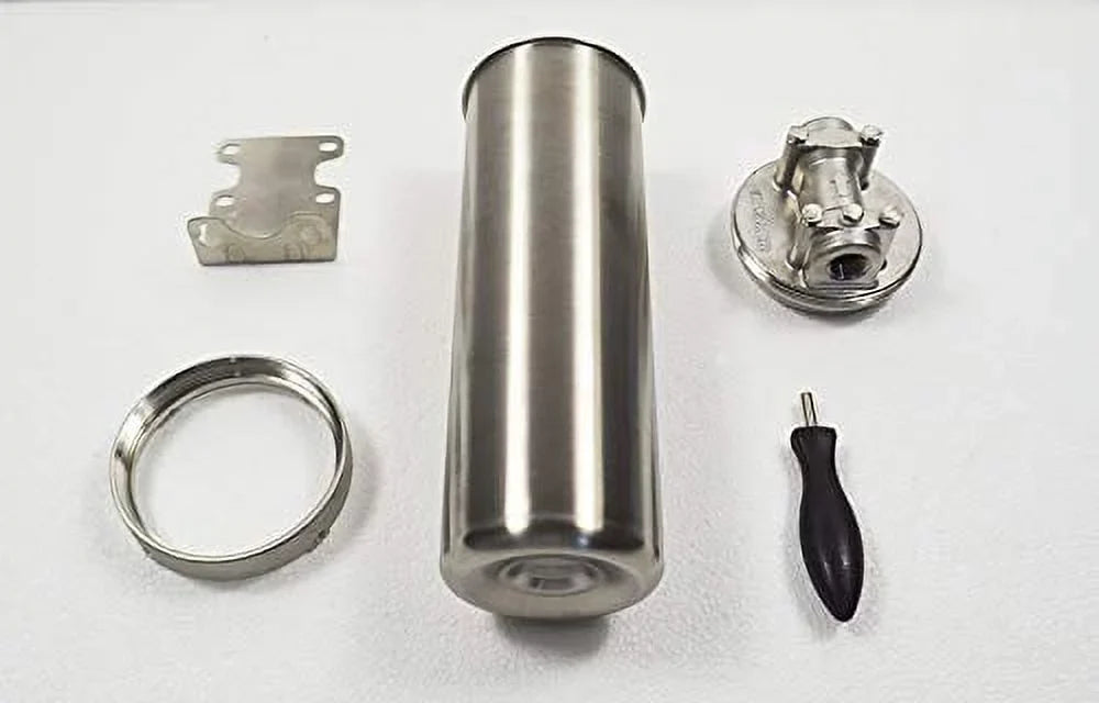 Stylish Techtongda 1/2"NPT Water Filter Housing for Whole House Water Purification of 304 Stainless Steel #025159