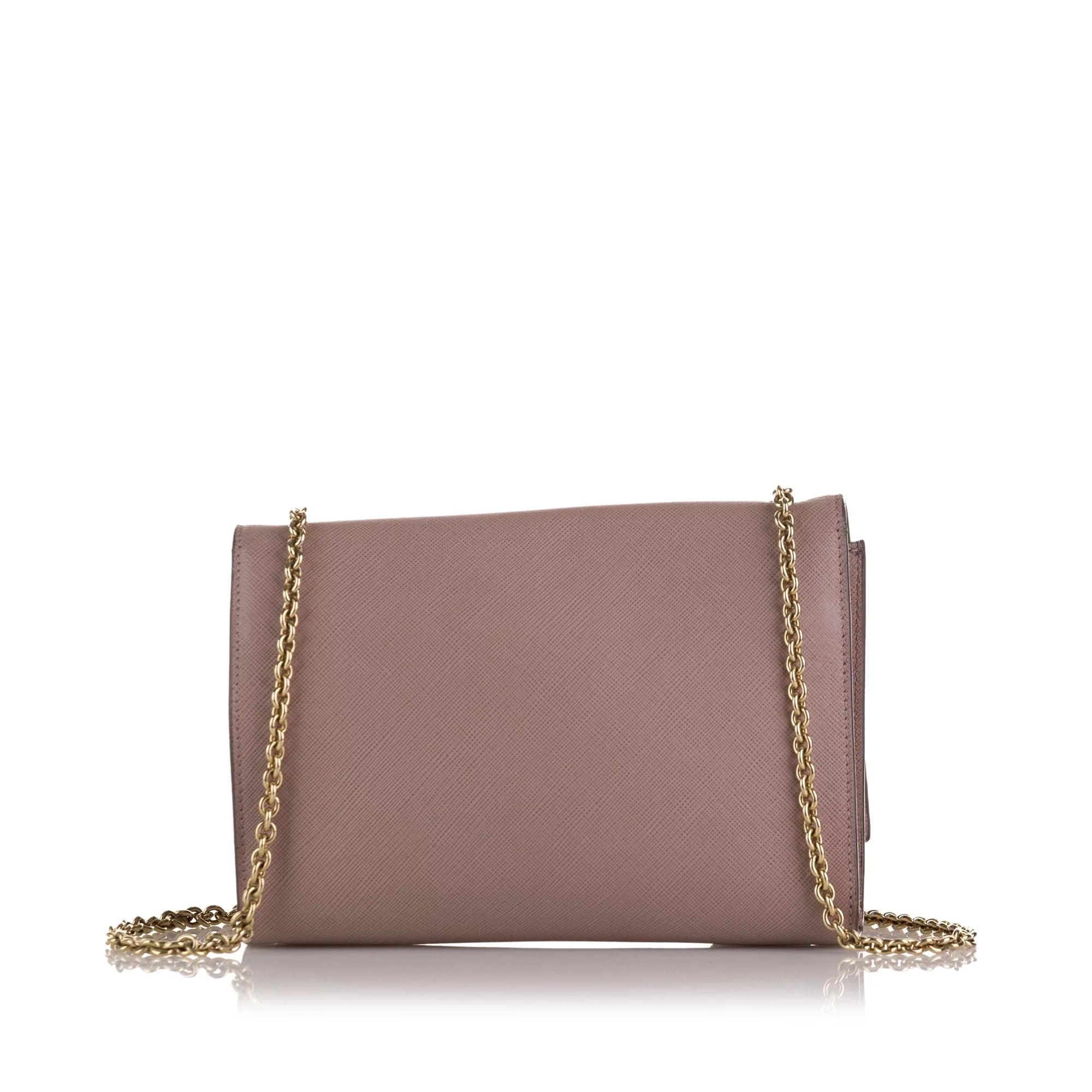 Pre-Owned Authenticated Ferragamo Small Vara Ginny Crossbody Calf Leather Pink Crossbody Bag Unisex (Good) - Exclusive Design