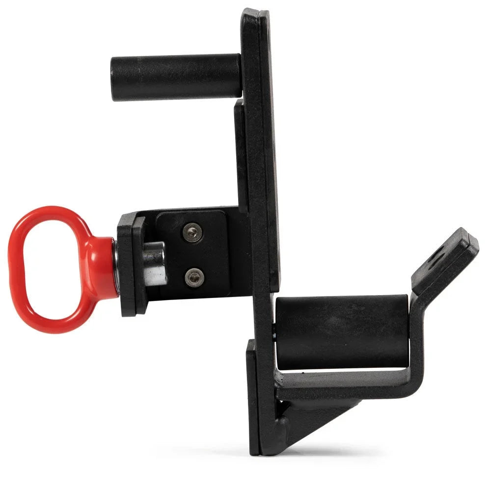 Stylish Titan Fitness T-2 Series Roller J-Hooks, UHMW Plastic, J-Hook Style Rack Mounted, 2,000 LB Capacity, Fits 2â x 2â Tubular Steel