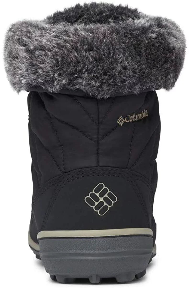 Columbia Women's Heavenly Shorty Omni-Heat Snow Boot, 10, Black/Kettle - Exclusive Design