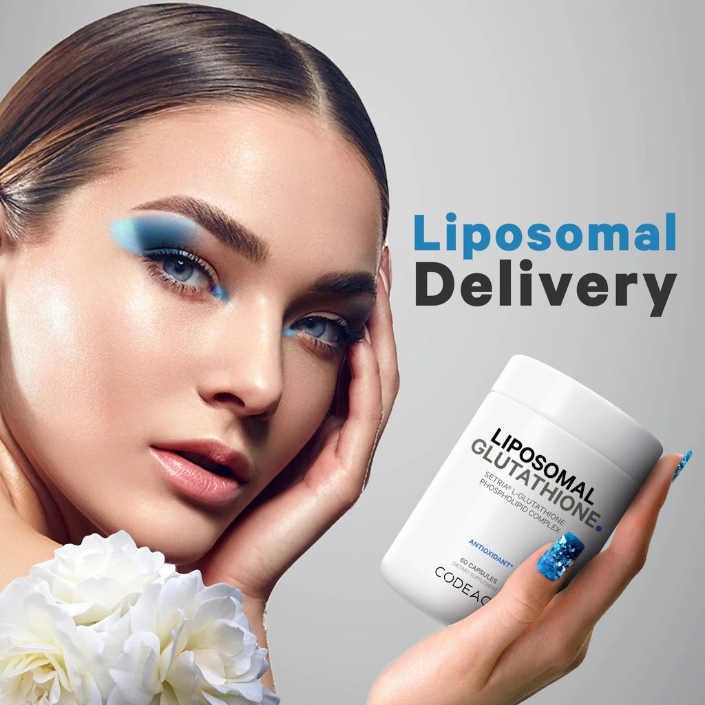 Stylish Codeage Liposomal Glutathione, SetriaÂ® L Glutathione Capsules, Phospholipid Complex, Vegan, Non-GMO, 60 ct