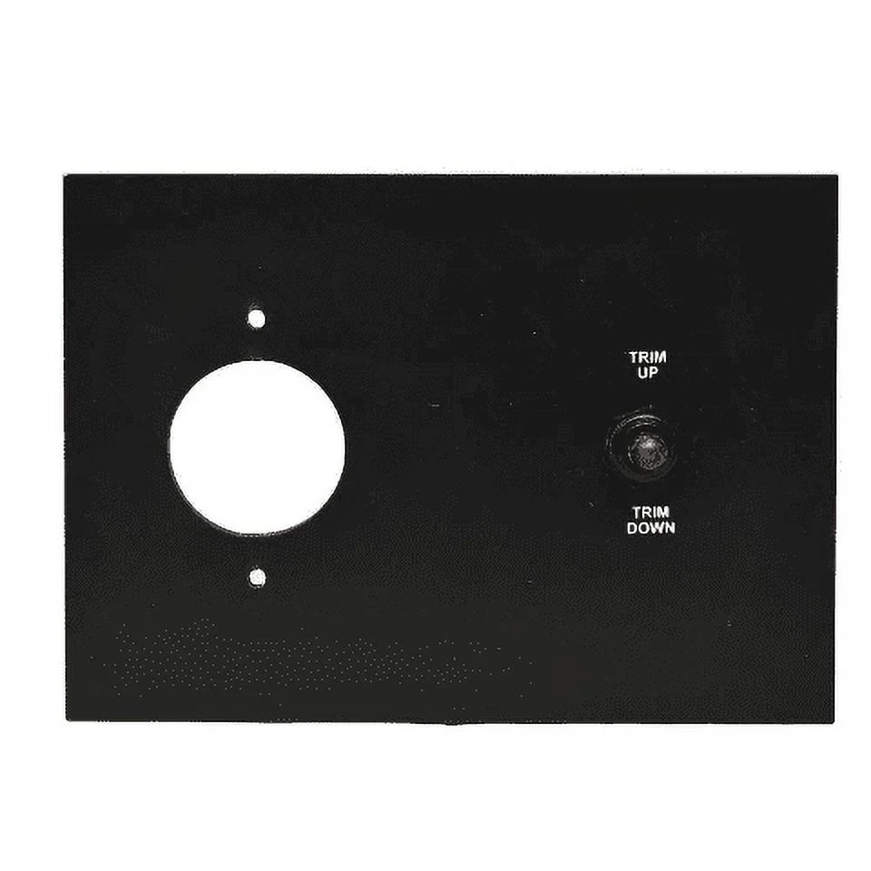 Lowe Boat Trim Switch Panel 2125510 | 7 x 5 Inch Plastic Black - Exclusive Design
