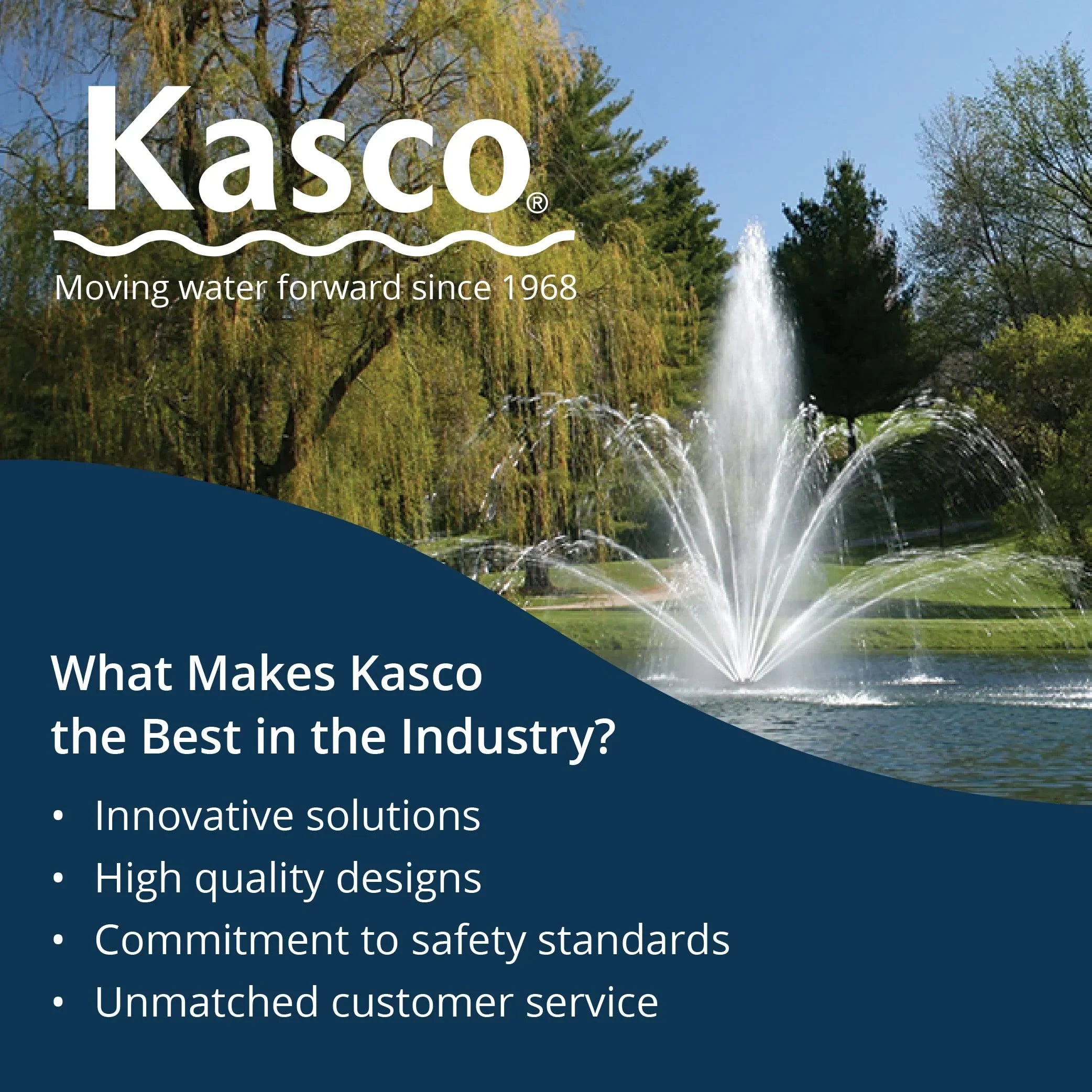 Kasco J Series 2 , 3 , 5 & 7-1/2 Palm Premium Fountain Nozzles Only (Fountain not Included)