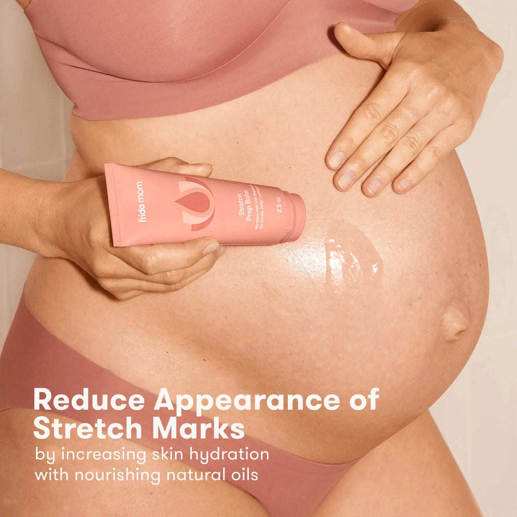 Frida Mom Pregnancy Skincare Body Relief Set for Stretch Marks, Dry Skin, Swelling Chafing - 4 Ct
