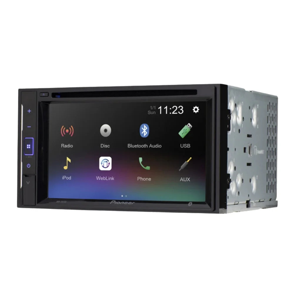 KIT4903 Bundle for 2008-2015 Titan W/ Pioneer Double DIN Car Stereo with Bluetooth/Backup Camera/Installation Kit/in-Dash DVD/CD AM/FM 6.2" WVGA Touchscreen Digital Media Receiver