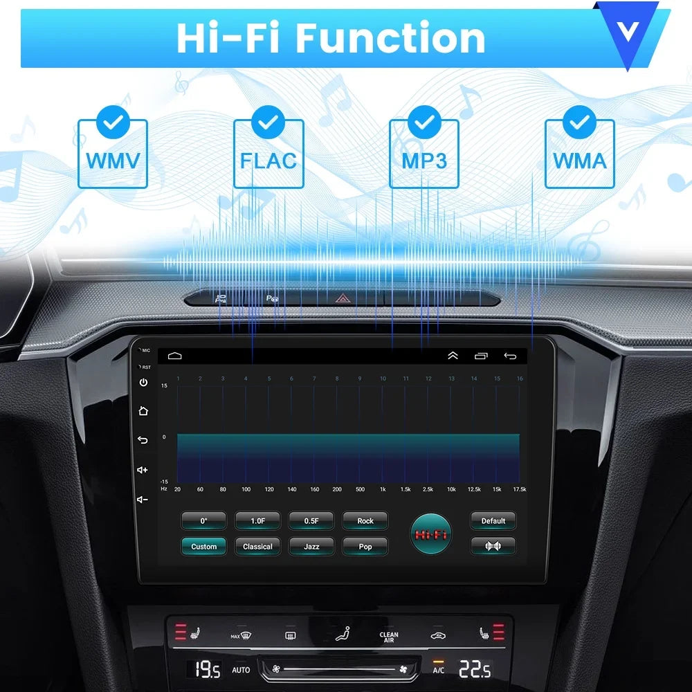 Podofo 2+32G for Hyundai Elantra 2014-2016 Wireless Carplay Android Auto Mirror Link 9'' Touchscreen Car Stereo Radio Android 11 System WIFI GPS Hifi FM Bluetooth Usb, AHD Backup Camera