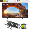 Stylish Sony KD55X85J 55 Inch X85J 4K Ultra HD LED Smart TV (2021 Model) Bundle with Sony SU-WL855 Ultra Slim Wall-Mount Bracket and 1 Year Extended Protection Plan