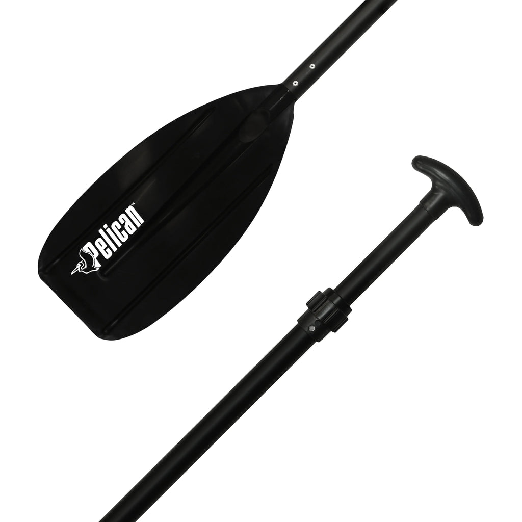 Stylish Pelican Adjustable Junior SUP Paddle - Aluminium - 55 to 70 in â Black