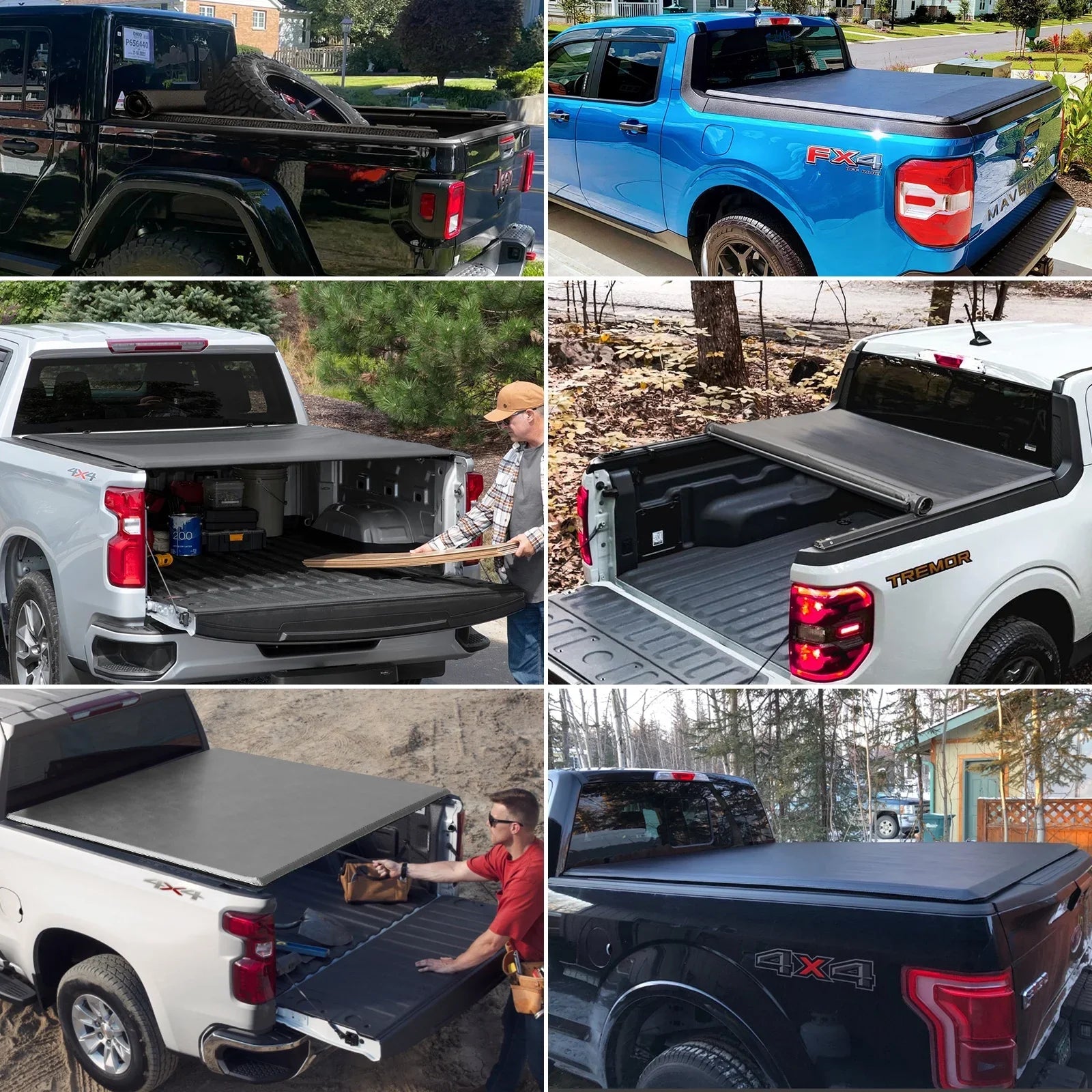 Kikito Vinyl Soft Roll-Up Tonneau Cover Truck Bed for 2022-2024 Tundra 5.6FT (66.7") Bed w/o Trail Edition (for Models Without The Deck Rail System) - Exclusive Design
