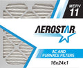 Stylish Aerostar 16x24x1 MERV 11, Pleated Air Filter, 16x24x1, Box of 4, Made in the USA