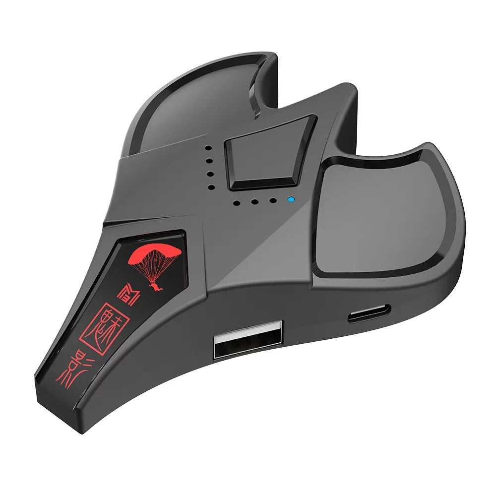 Lixada Game Keyboard Mouse Converter Dual-mode USB Wired BT5.1 Adapter Fast 18W PD Charging for Mobile Gaming