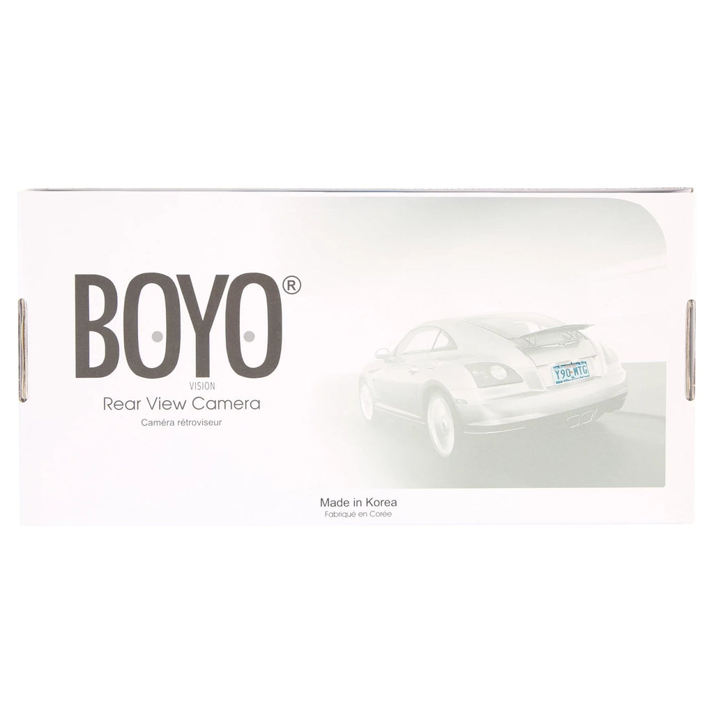 BOYO VTL275HD - Ultra Slim Full-Frame License Plate HD Backup Camera (Chrome) - Exclusive Design