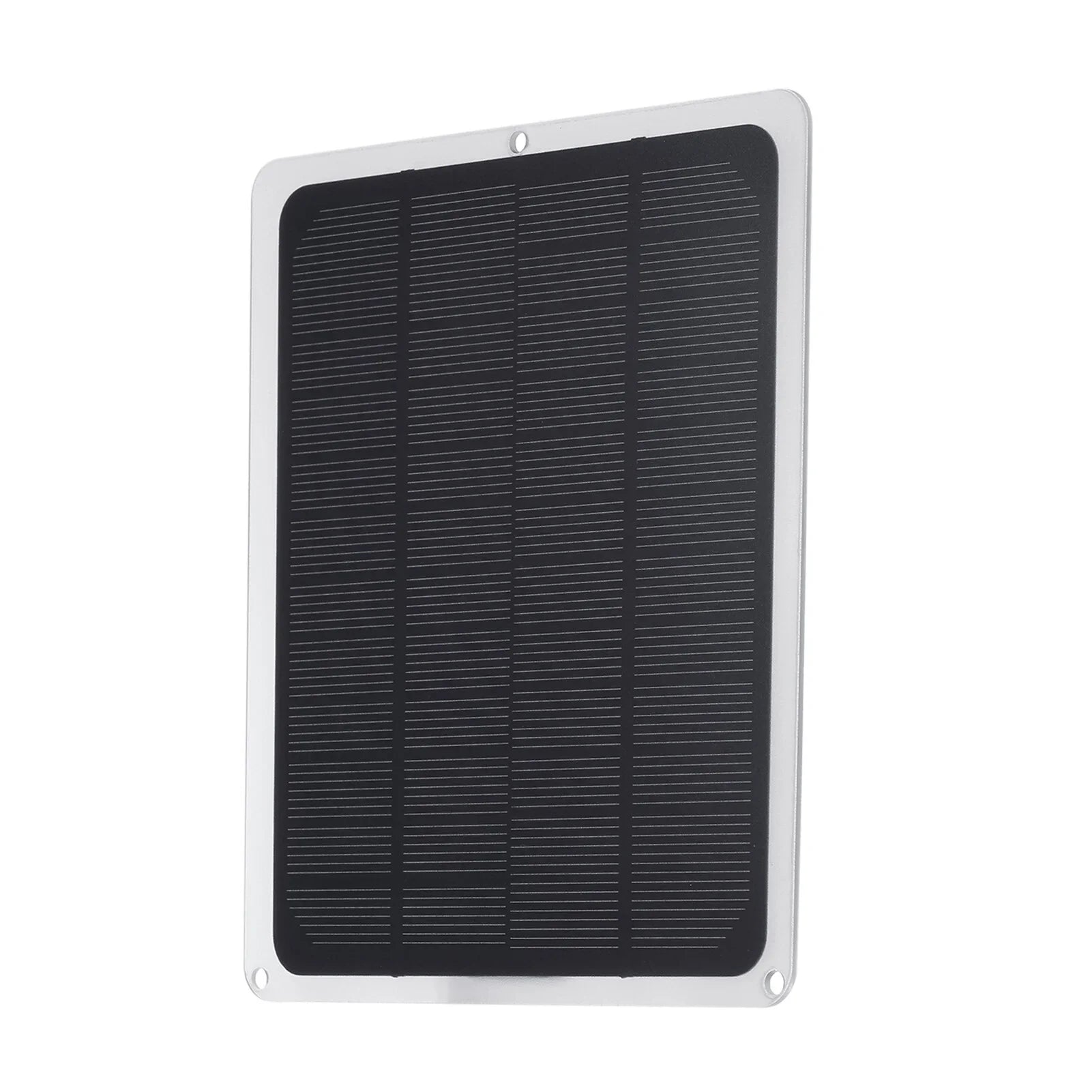 Stylish DC12V 10W Solar Panel with USB Port Car Chargers Charge for 12V-Battery Portable Completed Accessories for Outdoor Camping Hiking Fishing Climbing