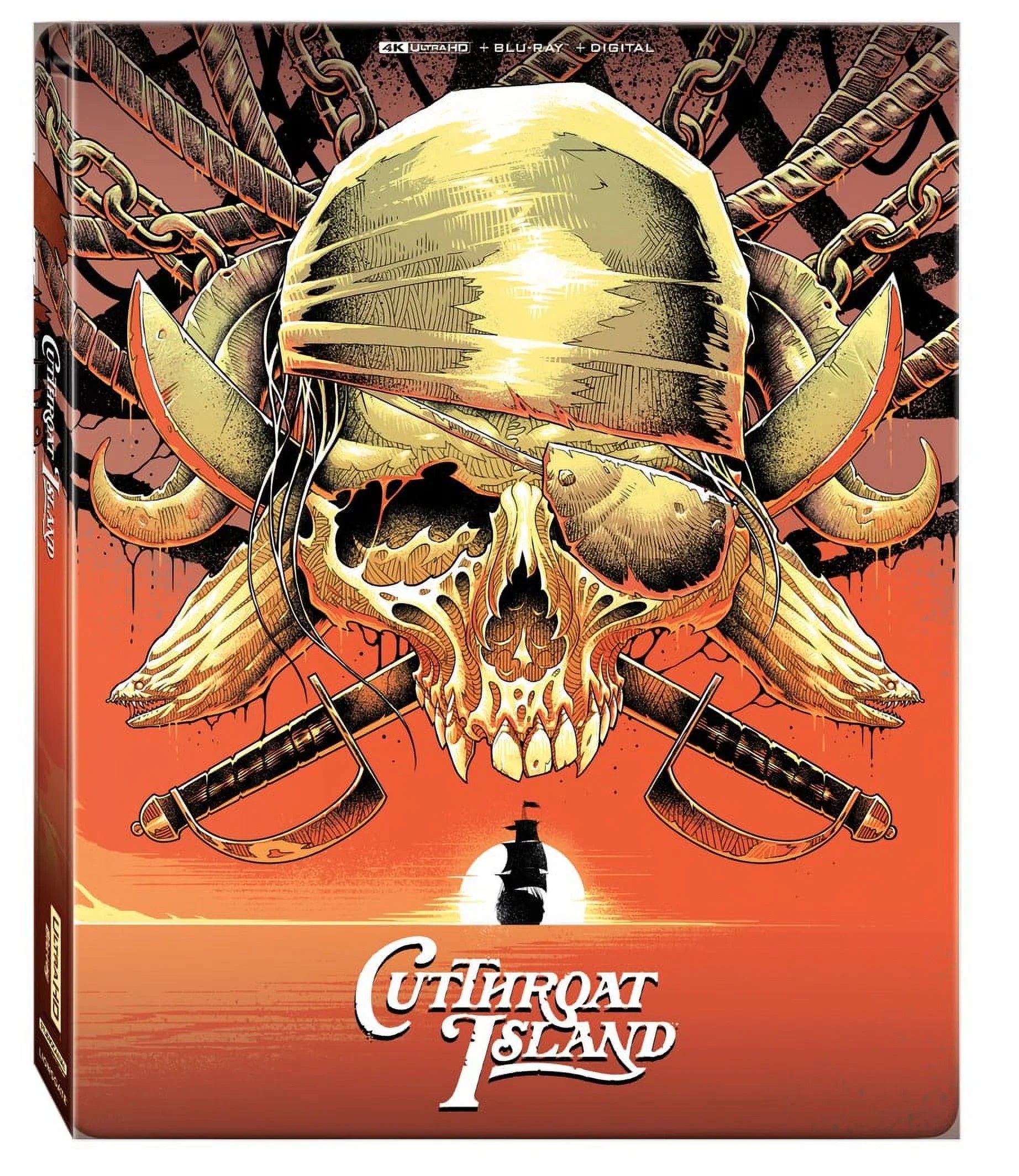 Stylish Cutthroat Island (Steelbook) (Walmart Exclusive) (4K Ultra HD + Blu-Ray + Digital Copy)