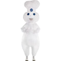 Licensed Pillsbury Doughboy Inflatable Halloween Costume For Adults Built-In Fan - Exclusive Design