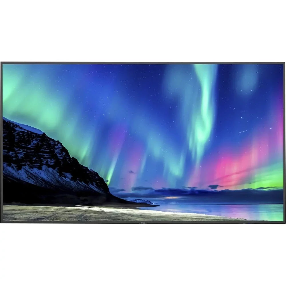 Stylish NEC C751Q 75"-Class 4K UHD Commercial IPS LED Display, Black