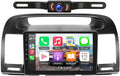 Stylish THONZER Android 11.0 Double Din Car Stereo for Toyot-a Camry 2000-2006 9 Inch HD Touchscreen in-Dash GPS Navigation with CarPlay Android Auto Bluetooth/FM Radio/RDS/WiFi/Mirror-Link(2G+32G)